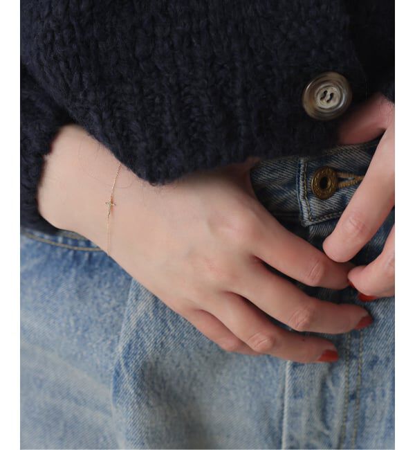 【スピック＆スパン/Spick & Span】 クロスダイヤブレスレット K10