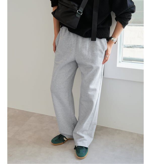 【スピック＆スパン/Spick & Span】 《追加予約》裏毛イージーストレートパンツ