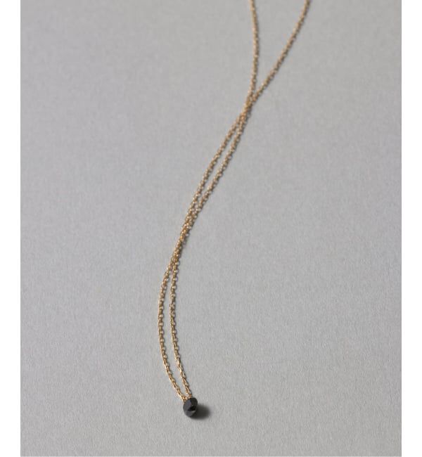 【スピック＆スパン/Spick & Span】 ブラックホールダイヤ1pネックレス K18