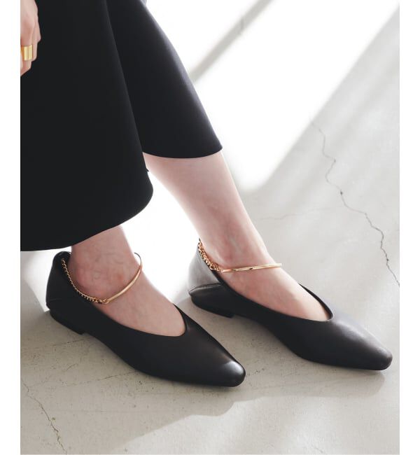 【スピック＆スパン/Spick & Span】 《予約・NOBLE別注》REMME/レメ アンクレットフラットシューズ