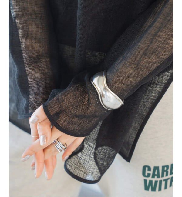 【スピック＆スパン/Spick & Span】 《追加予約》BASENOTES/ ベースノート CURVE BANGLE N-H016