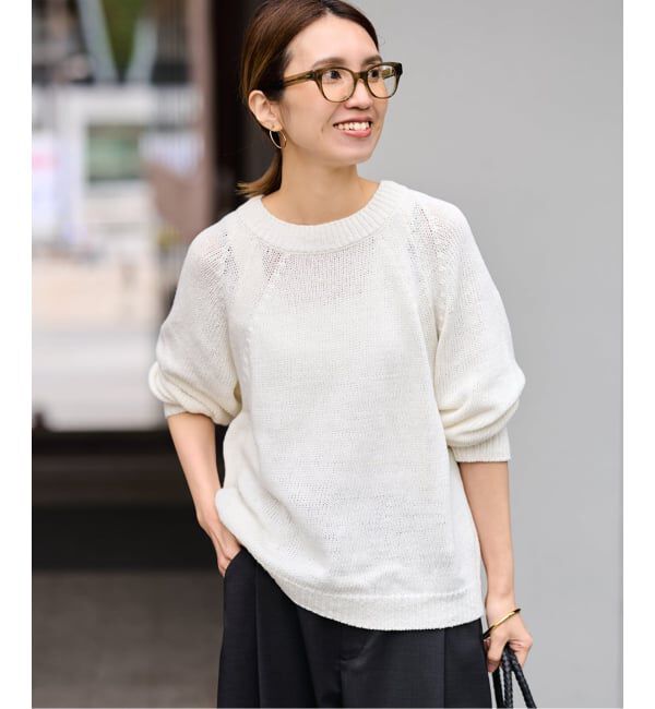 ウールシャギーMIXボーダープルオーバー（journal standard L'essage