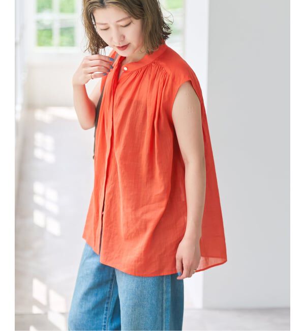 一部店舗+WEB限定》ドットチュールティアードTシャツ（Spick and Span