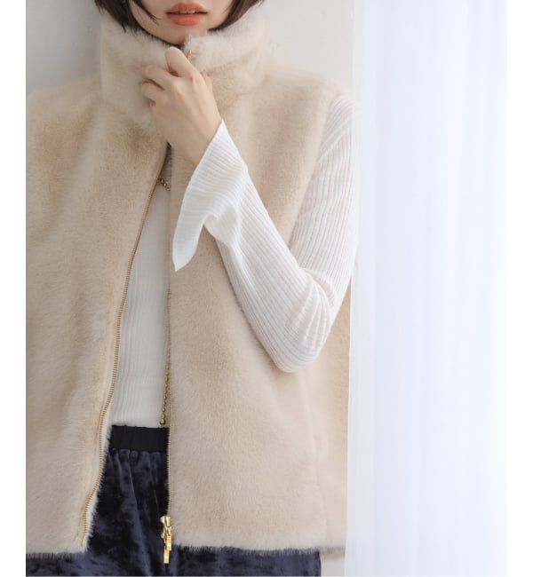 【ラ　トータリテ/La Totalite】 【洗える】スタンドカラーファージレ