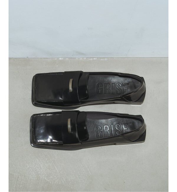 人気ファッションメンズ|【ル タロン/LE TALON】 GRISEボックススクエアローファー