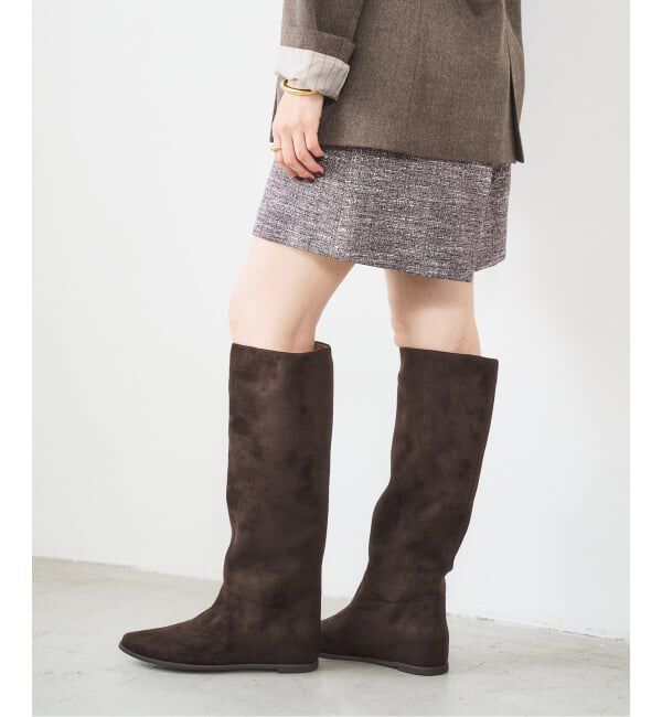 【ル　タロン/LE TALON】 《追加予約3》2cmワイドシャフトロングブーツ