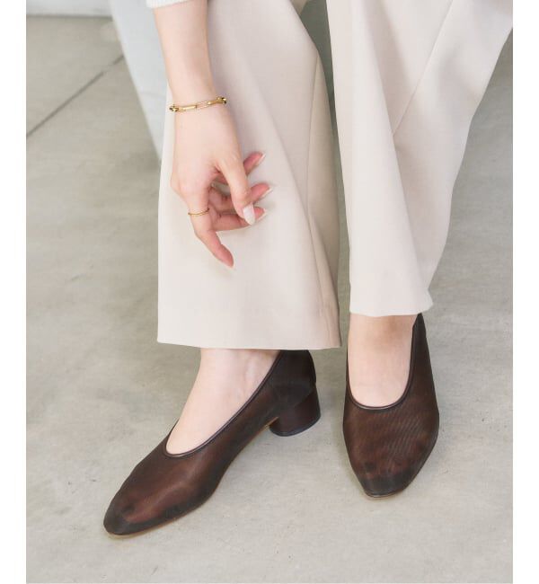 【ル　タロン/LE TALON】 《予約》3.5cmラウンドシアーパンプス