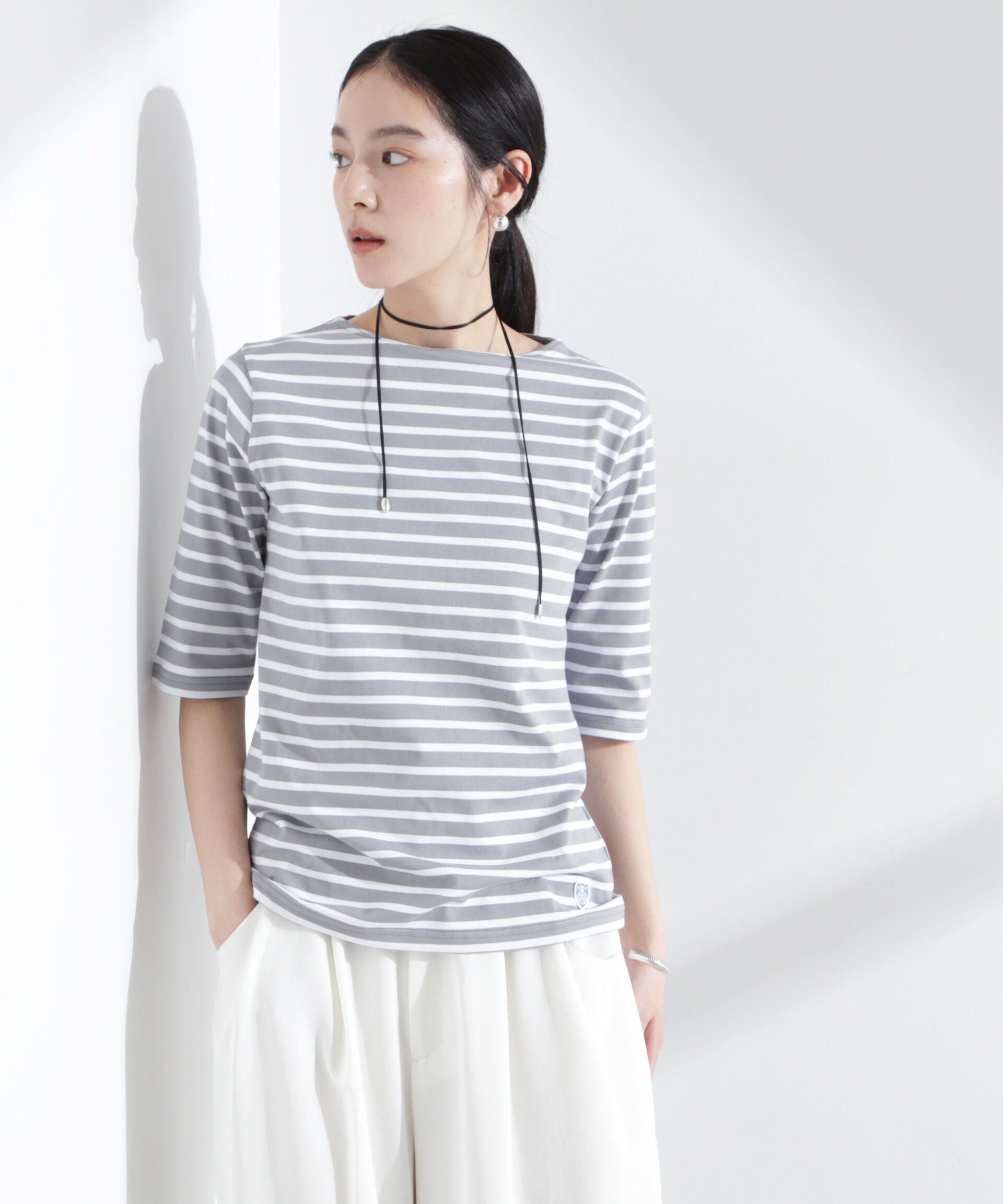 モテ系メンズファッション|【ナノ・ユニバース/NANO universe】 ORCIVAL/BFJ_BOAT NECK H/S P.O.