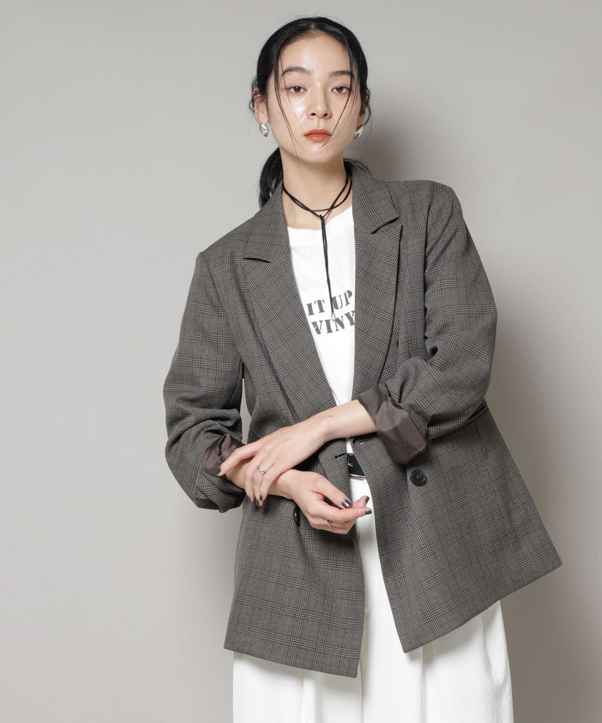 サステナブル】ジャケットコンビロンパース（ADAM ET ROPE'）｜ルミネ