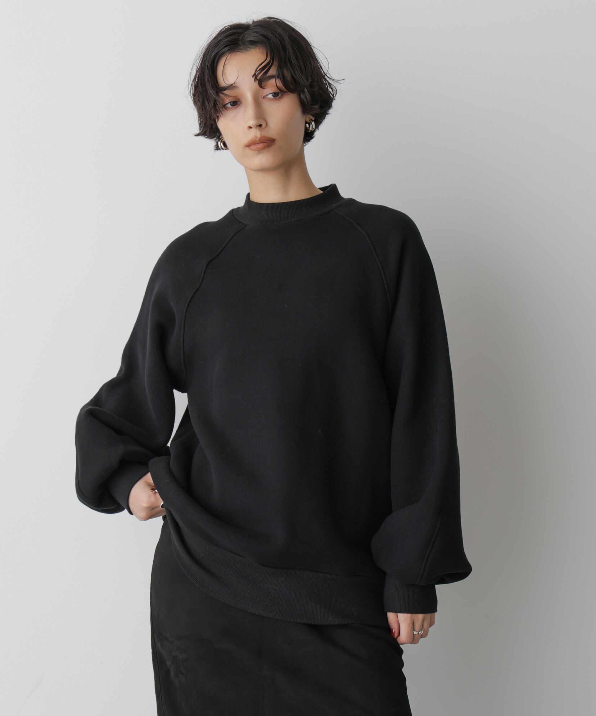 モテ系ファッションメンズ|【ナノ・ユニバース/NANO universe】 「STEVELOUR」フラッフィースタンドプルオーバー