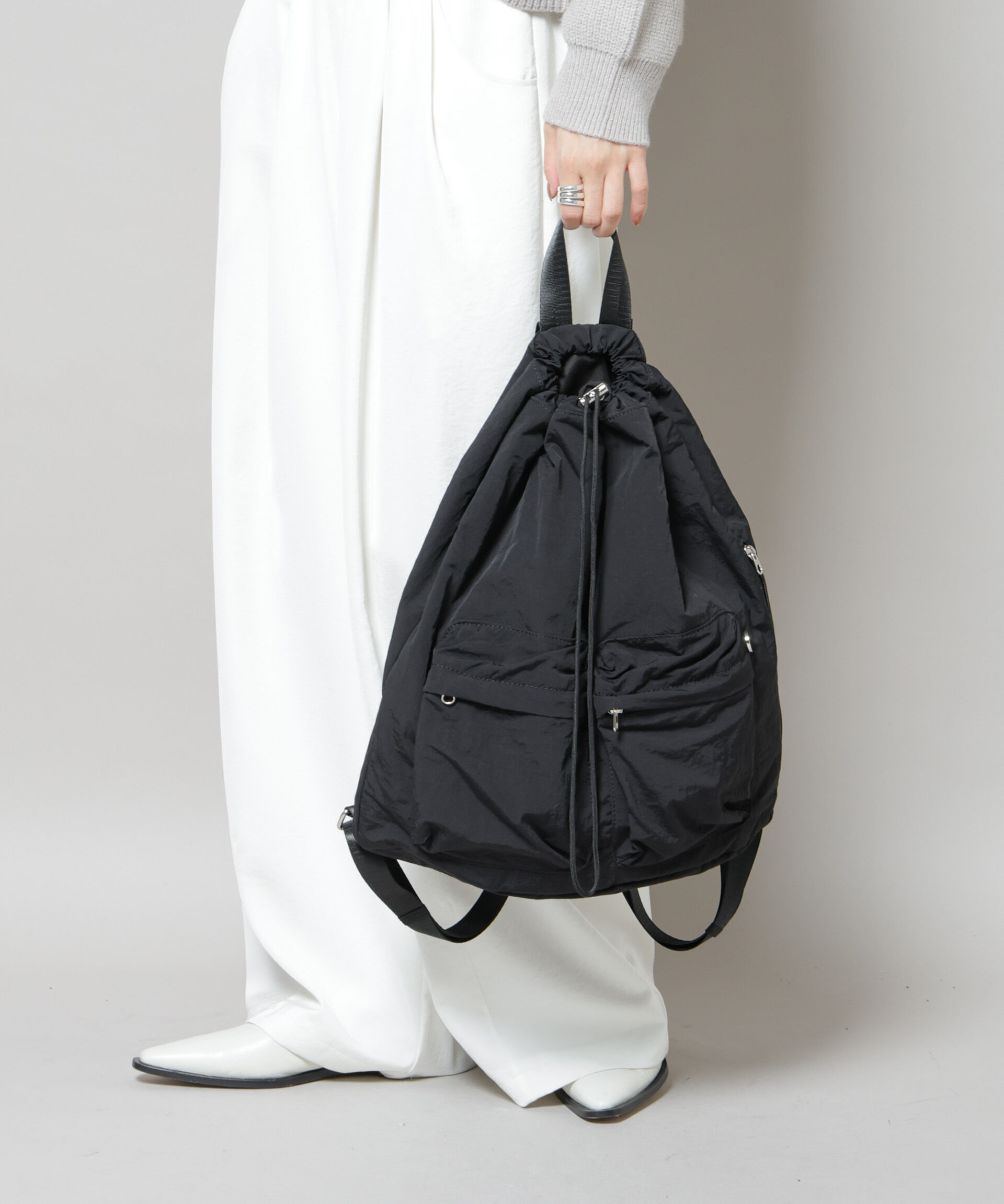 【ナノ・ユニバース/NANO universe】 ドロストナップサック