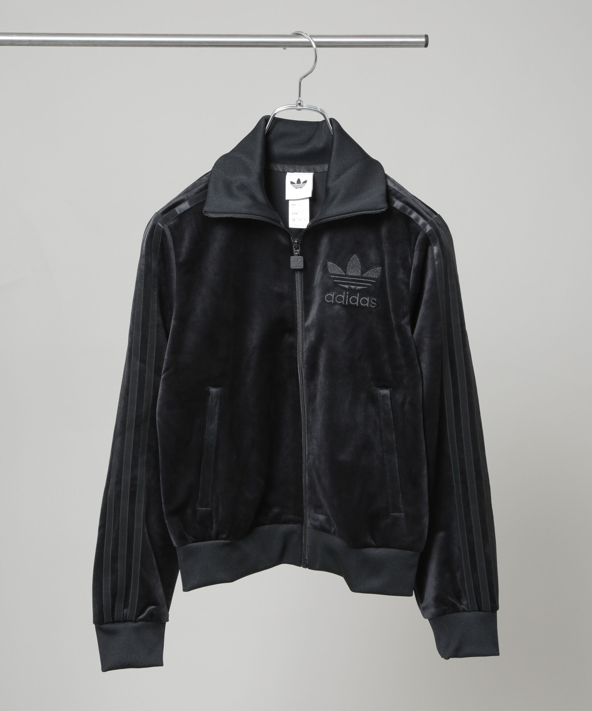 IENA スカラップドベルベットジャケット スカラップドベルベットジャケット（ノーカラージャケット