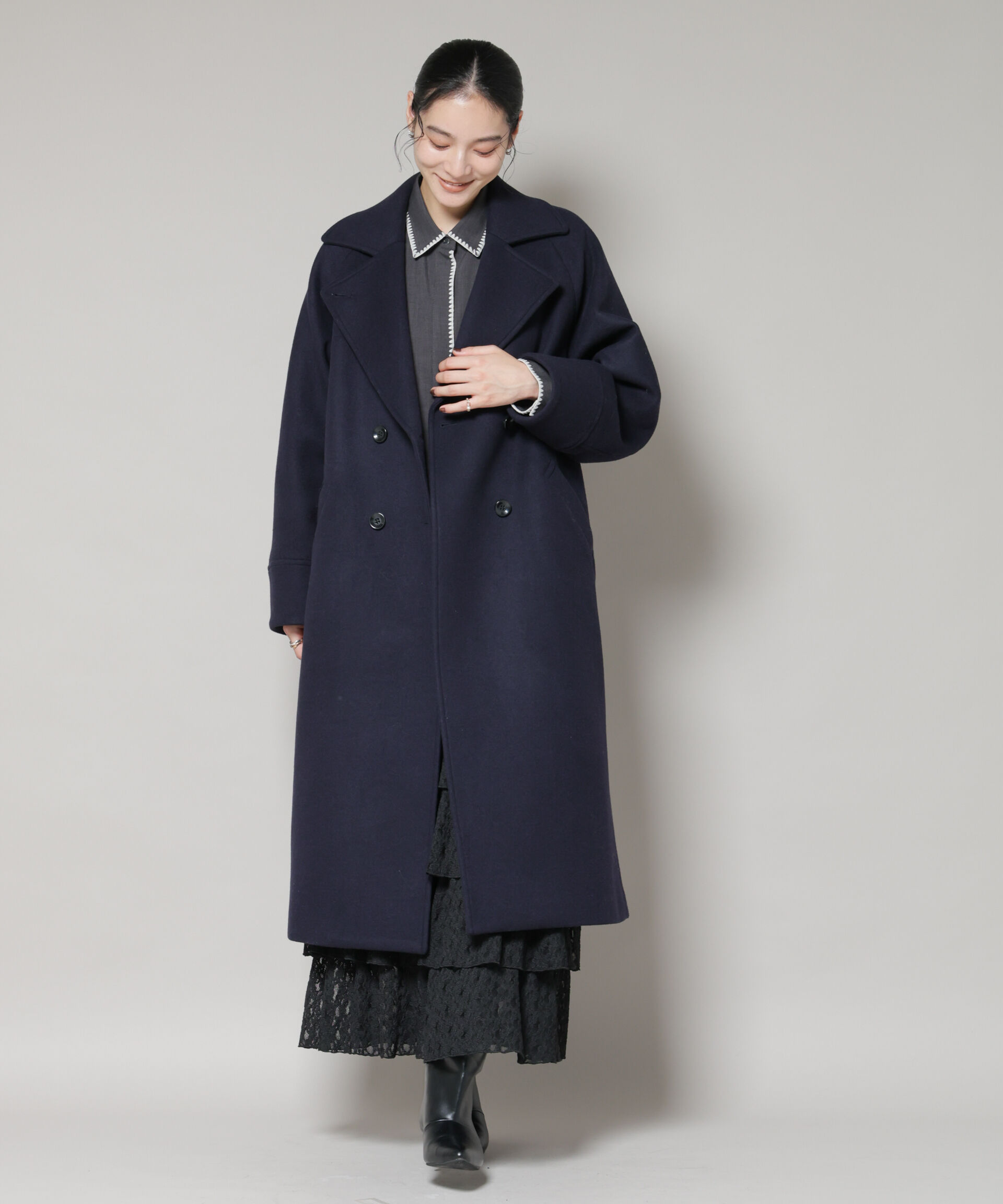 みさま　新品未使用 ATTISESSION リバーシブルベルトコート BEAUTY&YOUTH UNITED ARROWS｜<ATTISESSION>リバーシブル ベルト