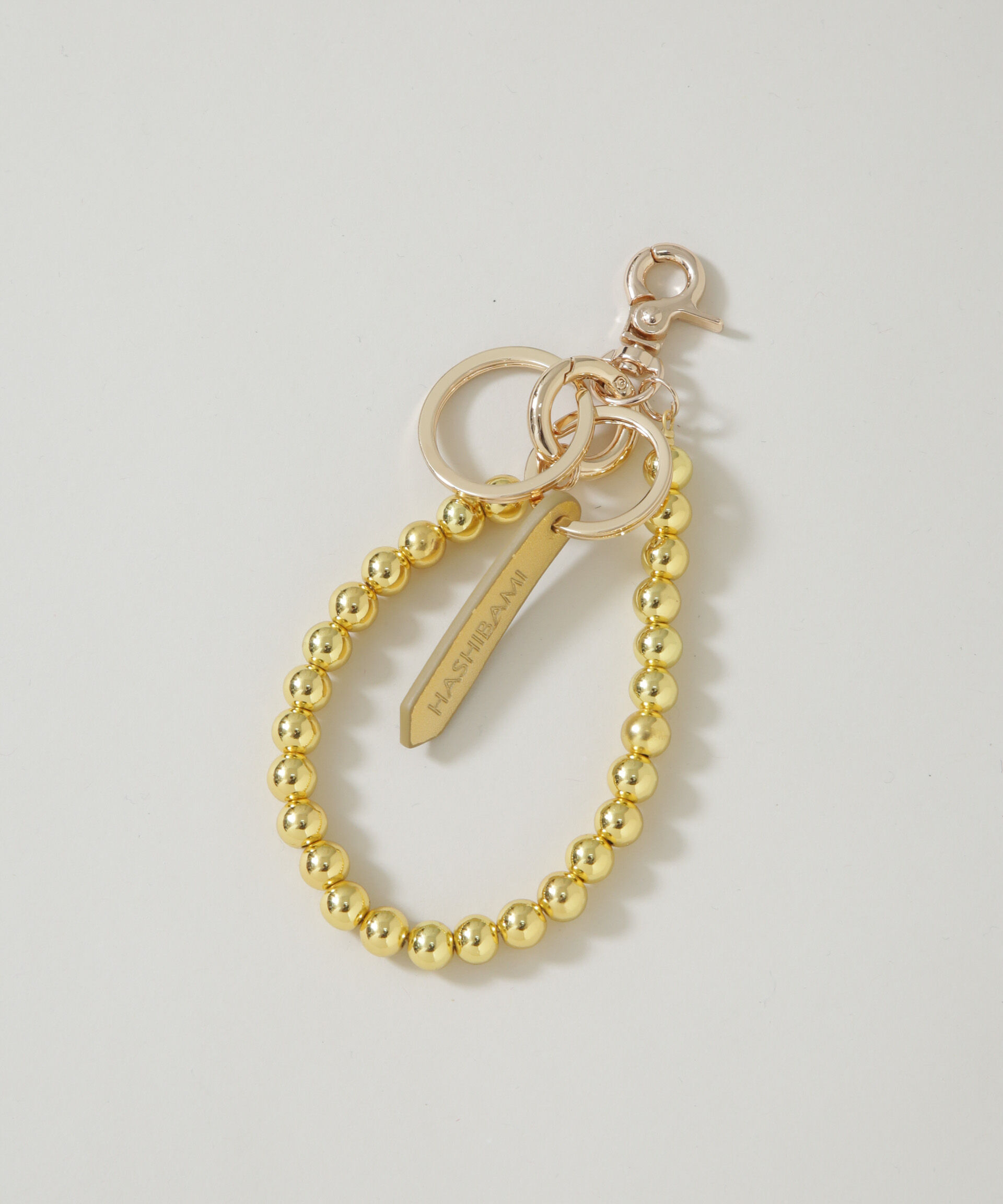 メンズファッションなら|【ナノ・ユニバース/NANO universe】 HASHIBAMI/ヘマタイト 丸玉 スマホハンドストラップ