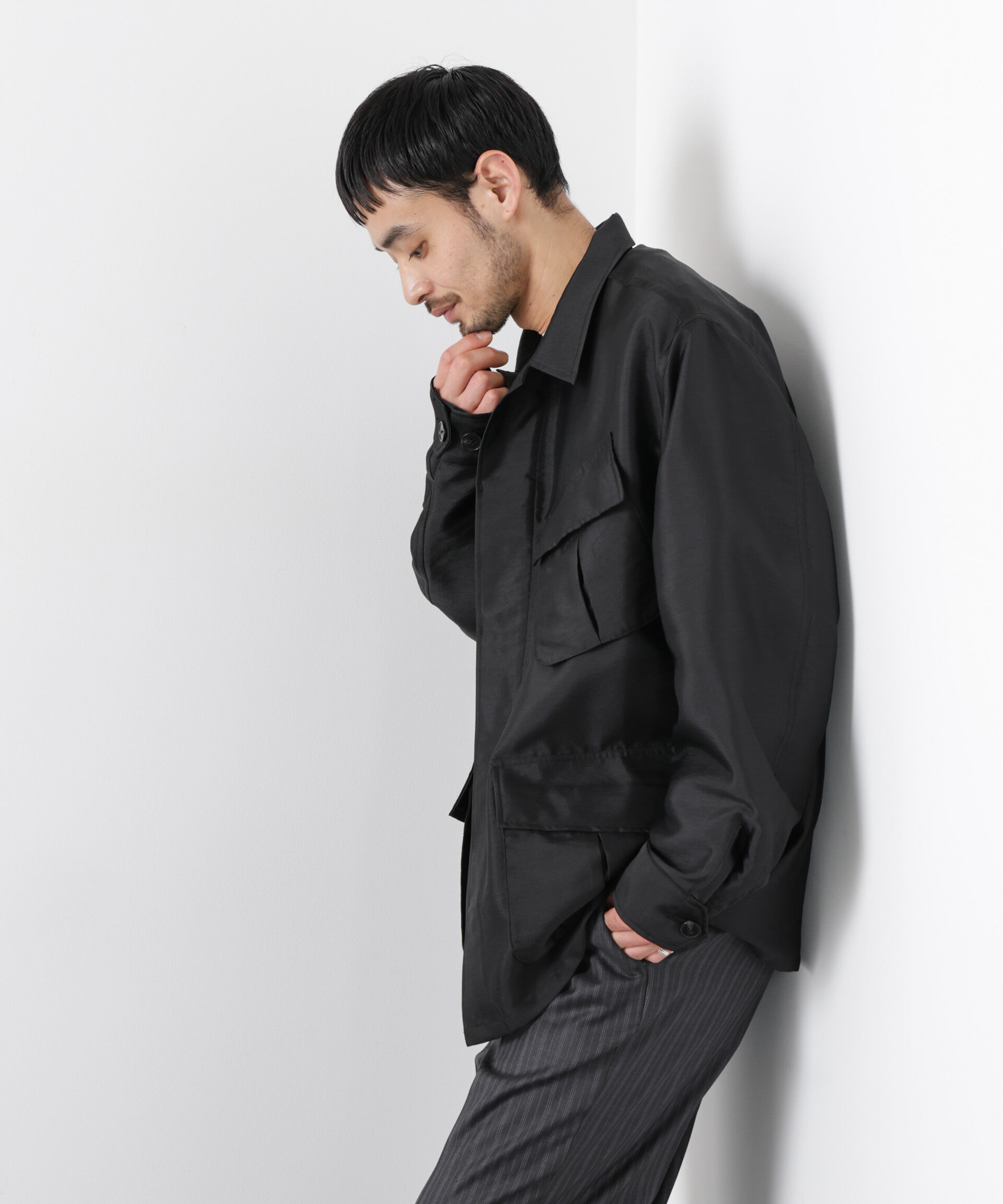 モテ系ファッションメンズ|【ナノ・ユニバース/NANO universe】 「ASSEMBLANC」 ソラーロ ファティーグジャケット