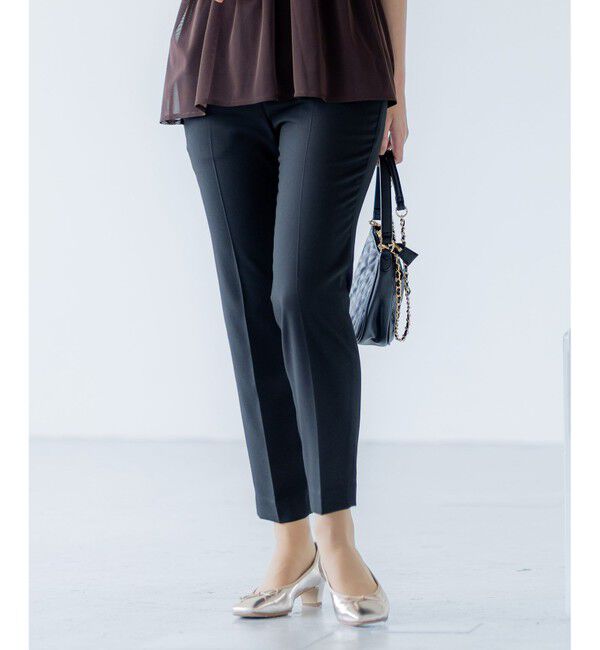 【クミキョク/組曲】 【WEB限定】T/Rツイルストレッチ テーパードパンツ