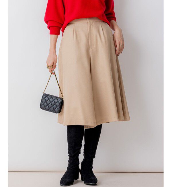 メンズファッションなら|【クミキョク/組曲】 【WEB一部店舗限定】ウールジョーゼット キュロットパンツ