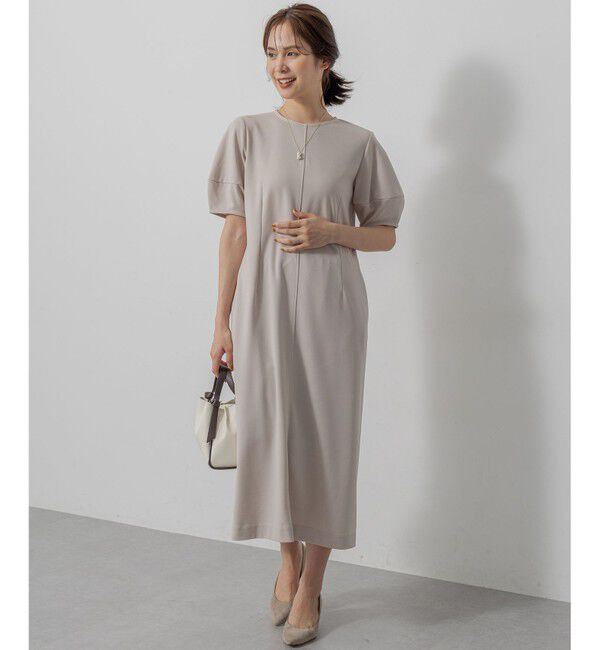 【クミキョク/組曲】 ジョーゼットジャージーサック ワンピース