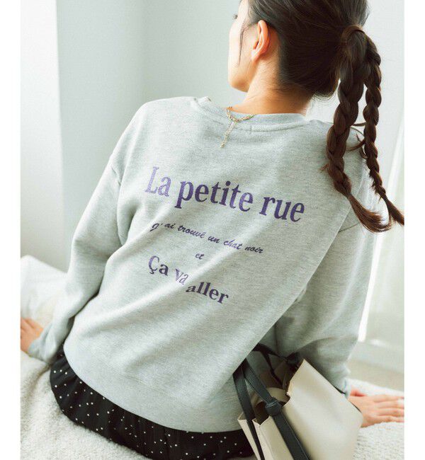 ファッションメンズお薦め|【クミキョク/組曲】 バックプリント裏毛 プルオーバー