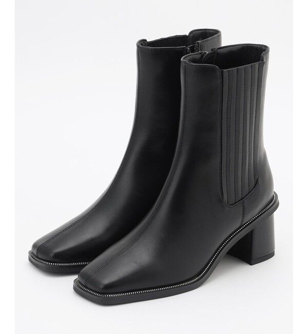 【クミキョク/組曲】 スクエアトゥショートブーツ