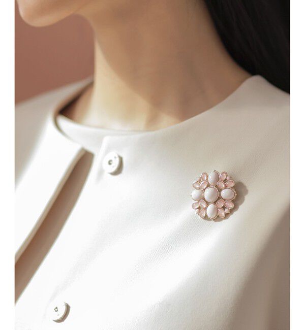 【クミキョク/組曲】 カラーオーバルブローチ