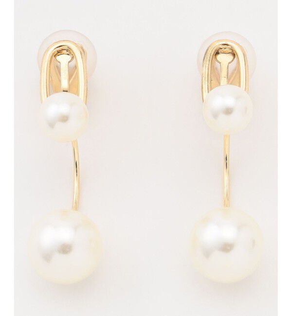 【クミキョク/組曲】 スウィングイミテーションパール イヤリング