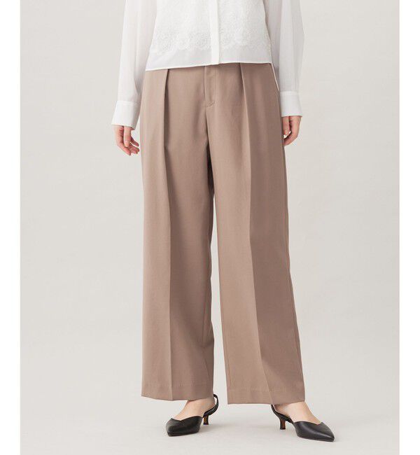 人気メンズファッション|【ジユウク/自由区】 【洗える】コットンダブルクロスストレート パンツ