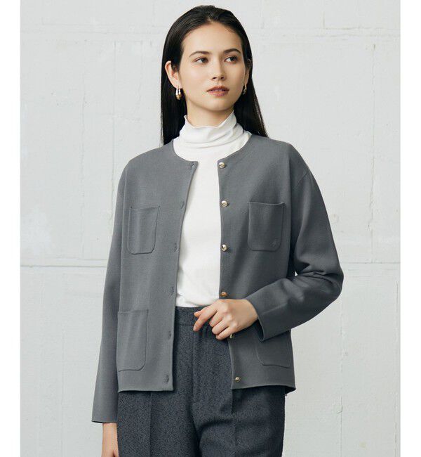 メンズファッションなら|【ジユウク/自由区】 【洗える】レーヨンストレッチ カーディガン