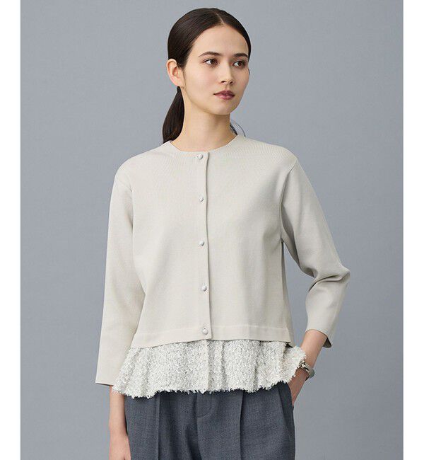 人気メンズファッション|【ジユウク/自由区】 【SHIHOさん着用】ジャカードコンビ カーディガン