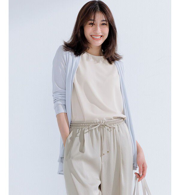 メンズファッションオススメ|【ニジュウサンク/23区】 【新色追加/UVケア/接触冷感】マルチ機能 シアー ショート カーディガン