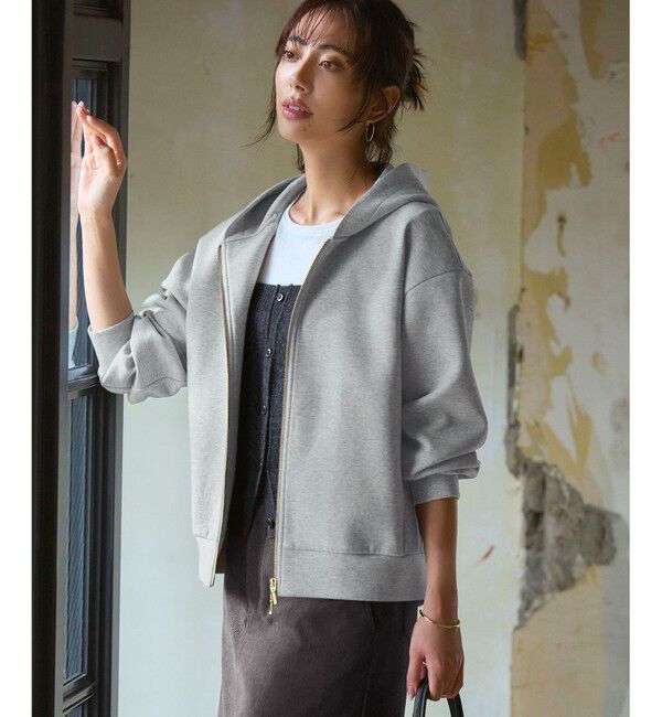 ファッションメンズなら|【ニジュウサンク/23区】 【洗える】コットンエアーダンボール コクーン フーディー