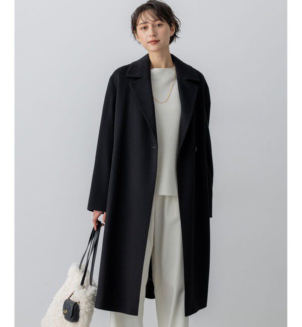 ウールカシミヤビーバー フーデット コート（23区）｜ルミネの