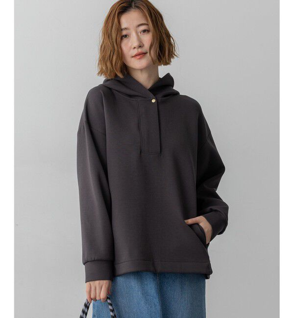 メンズファッションなら|【ニジュウサンク/23区】 【洗える】コットンエアーダンボール ドロスト フーディー