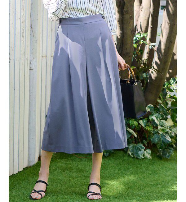 【エニィスィス/ANY SIS】 【洗える】エアリーワイド クロップド パンツ