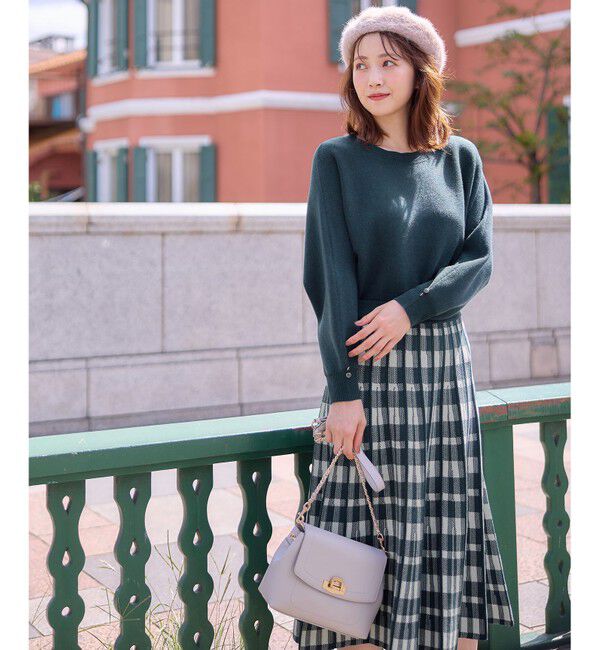 【エニィスィス/ANY SIS】 【2SET】ニットスカート セットアップ