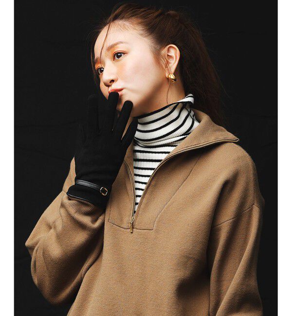 人気メンズファッション|【エニィスィス/ANY SIS】 【スマートフォン対応】バックルベルト グローブ