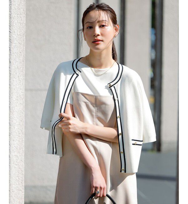 メンズファッションオススメ|【エニィスィス/ANY SIS】 【UVカット・洗える】リンクスバイカラー カーディガン