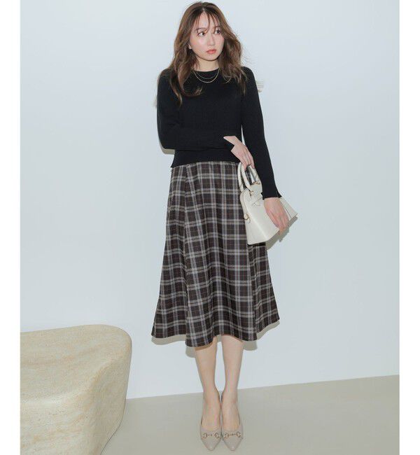 【エニィスィス/ANY SIS】 ドッキングニット ワンピース