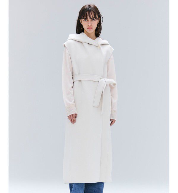 ファッションメンズお薦め|【ベイジ，/BEIGE,】 LEMOORE / ウールリバーフード付きロングジレ