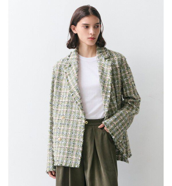 ファッションメンズのイチオシ|【ベイジ,/BEIGE,】 BERYL / ファンシーツイードダブルジャケット