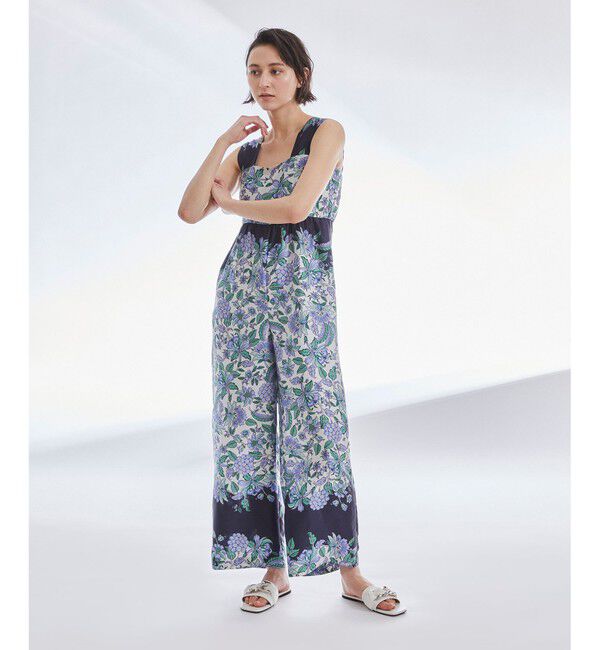 【グレースコンチネンタル/GRACE CONTINENTAL】 サラサプリントサロペット