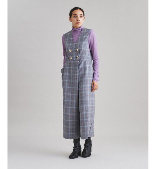 【グレースコンチネンタル/GRACE CONTINENTAL】 ダブルブレストサロペット