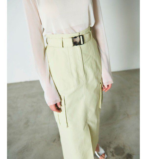 【グレースコンチネンタル/GRACE CONTINENTAL】 ツイルワークスカート