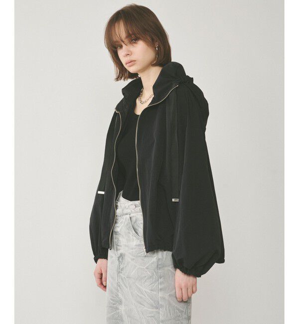 【グレースコンチネンタル/GRACE CONTINENTAL】 ナイロンバルーンフードジャケット