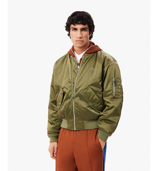 メンズファッションオススメ|【ラコステ/LACOSTE】 撥水ボンバージャケット
