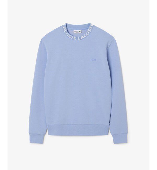 【ラコステ/LACOSTE】 ジャカードネッククルーネックスウェット