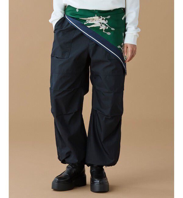 【ラコステ/LACOSTE】 ワイドベイカーパンツ