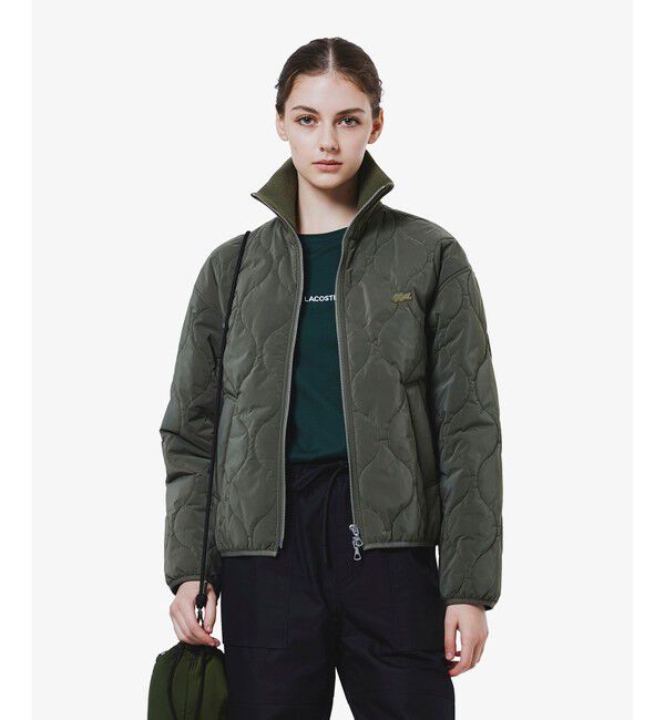 【ラコステ/LACOSTE】 ひょうたんキルティングジップブルゾン