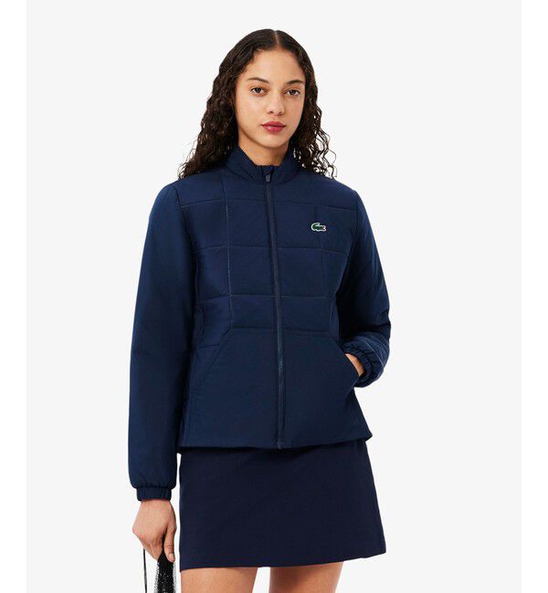 【ラコステ/LACOSTE】 ダミーキルティング撥水ゴルフジャケット
