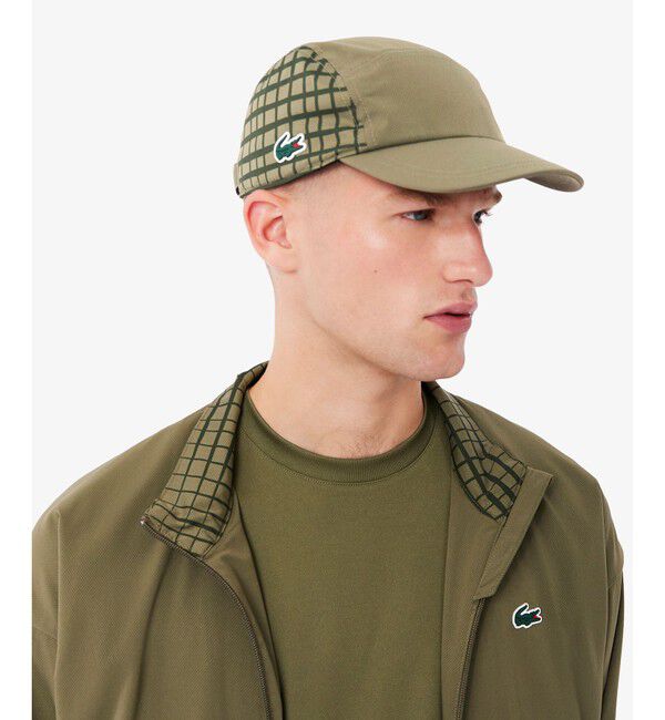 【ラコステ/LACOSTE】 グリッドサイドジェットキャップ